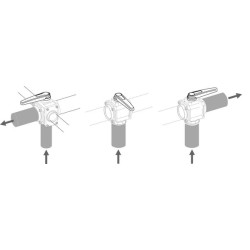 Rutulinis vožtuvas 1 1/4" 16 bar 3 padėčių 453024A55