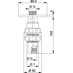 Konteinerių valymo purkštuko vožtuvas 510100AV