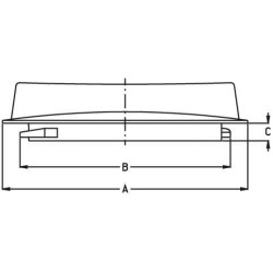 Bako dangtelis prisukamas Ø 140 mm 8140000
