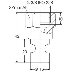 Bako purkštukas/maišytuvo antgalis 5002625302