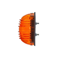 Posūkio lemputė 18W, ovali, 12V, gintaro spalvos, prisukama, 83x41mm, Hella 2BA001227211