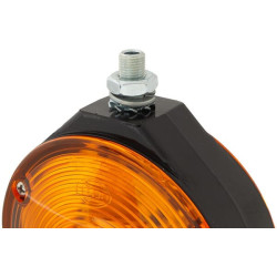 Posūkio lemputė, apvali, 12/24V, gintaro spalvos, Hella 2BA003022021