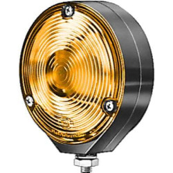 Posūkio lemputė, apvali, 12/24V, gintaro spalvos, Hella 2BA003022021