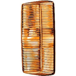 Posūkio lemputė LH 21W, stačiakampė, 12/24V, gintaro spalvos, prisukama, 146xHella 2BA001277011