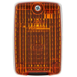 Posūkio lemputė RH 5W, stačiakampė, 12V, gintaro spalvos, prisukama, Hella 2BM002652031