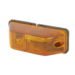 Posūkio lemputė RH 21W, stačiakampė, 12/24V, gintaro spalvos, prisukama, 140xHella 2BM006692021