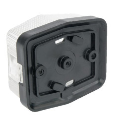 Gabaritinis žibintas, kvadratinis, 12/24V, baltas, tvirtinamas varžtais, 71x37x61mm, Jokon 135004200