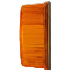 Posūkio lemputė 21W, stačiakampė, 12/24V, gintaro spalvos, prisukama, 114x50x70mm, Hella 2BA002324001