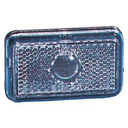 Gabaritinis žibintas, stačiakampis, 12/24V, baltas, tvirtinamas varžtais, 74x22,5x45mm, Jokon 111001001