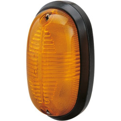 Indikatoriaus lemputė ovali, gintaro spalvos, prisukama, Cobo 0410800001