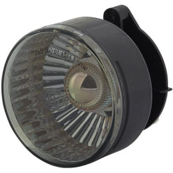 Posūkio lemputė 21 W, apvali, 12 V, geltona/pilka, korpusas: sidabrinis, prisukamas, Ø 66 mm AMP kištukas, Hella 2BA009001191