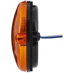 Posūkio lemputė LED, apvali, 10/30 V, gintaro spalvos, prisukama, Ø 95 mm, 17 LED, Hella ValueFit 2BA357028021