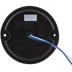 Posūkio lemputė LED, apvali, 10/30 V, gintaro spalvos, prisukama, Ø 95 mm, 17 LED, Hella ValueFit 2BA357028021