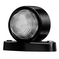 Gabaritinis žibintas 5W, apvalus, 12V, baltas, tvirtinamas varžtais, Ø 75mm, Hella 2XS955031001