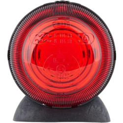 Gabaritinis žibintas 5W, apvalus, 24V, skaidrus, tvirtinamas varžtais, Ø 75mm, Hella 2TJ001633211