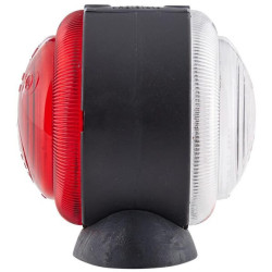 Gabaritinis žibintas 5W, apvalus, 24V, skaidrus, tvirtinamas varžtais, Ø 75mm, Hella 2TJ001633211