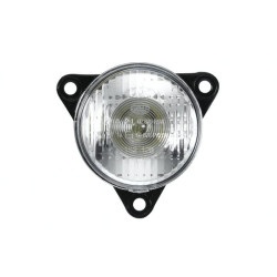 Gabaritinis žibintas 5W, apvalus, 12/24V, skaidrus, tvirtinamas varžtais, Ø 55mm, Hella 2PF008221011