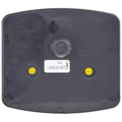 Posūkių ir gabaritinis žibintas RH 21W, kvadratinis, 12V, gintaro/skaidrus, tvirtinamas varžtais, 85x54x95mm, Hella 2BE003182101