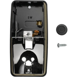 Posūkių ir gabaritinis žibintas 21/5W, stačiakampis, 12V, gintaro/skaidrus, tvirtinamas varžtais, 125x45x62mm, Hella 2BE00334700