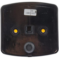 Posūkių ir gabaritinis žibintas LH 21/10W, kvadratinis, 12V, gintaro/skaidrus, tvirtinamas varžtais, 95x54,5x90mm, Hella 2BE0027