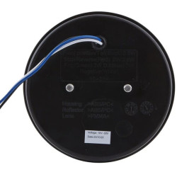 Posūkių ir gabaritinis žibintas LED, priekinis, apvalus, 10/30 V, skaidrus, tvirtinamas varžtais, Ø 122 mm, 24 LED, Hella ValueF