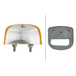 Posūkio lemputė 18W, 12V, geltona, prisukama, Hella 2BA001244001