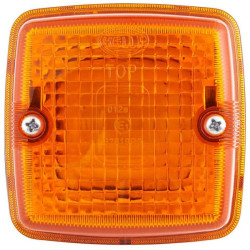 Posūkio lemputė 21W, kvadratinė, 12V, geltona, prisukama, 84x51x84mm, Hella 2BA003014011