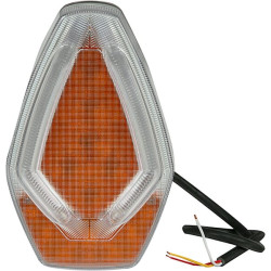Priekinis LED posūkių ir gabaritinis žibintas, 12 V, geltonos/baltos spalvos, tvirtinamas varžtais, Kramp L261631
