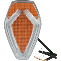 Priekinis LED posūkių ir gabaritinis žibintas, 12 V, geltonos/baltos spalvos, tvirtinamas varžtais, Kramp L261631