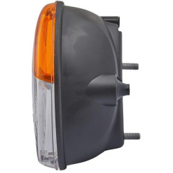 Posūkių ir gabaritinis žibintas, ovalus, 12 V, gintaro spalvos/skaidrus, 140,4xHella 2BE343130081