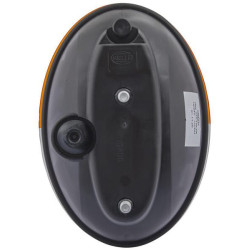 Posūkių ir gabaritinis žibintas, ovalus, 12 V, gintaro spalvos/skaidrus, 140,4xHella 2BE343130081