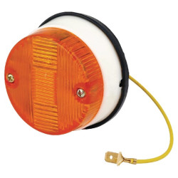 Apvali, gintaro spalvos, varžtu užsukama indikatoriaus lemputė 270060115818