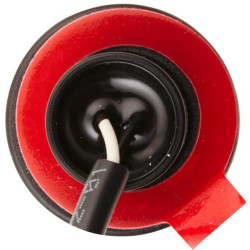 LED gabaritinis žibintas, apvalus, 12V, skaidrus, tvirtinamas varžtais, Ø 30mm, Hella 2PF340825041