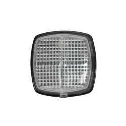 Gabaritinis žibintas 5W, kvadratinis, 12V, skaidrus/baltas, tvirtinamas varžtais, 62x42x62mm, Hella 2PF004081001