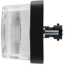 Gabaritinis žibintas 5W, kvadratinis, 12V, skaidrus, tvirtinamas varžtais, 62xHella 2PF996112031