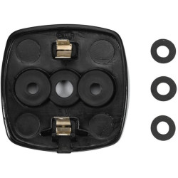 Gabaritinis žibintas 5W, kvadratinis, 12V, skaidrus, tvirtinamas varžtais, 62x40x62mm, Hella 2PF003057041