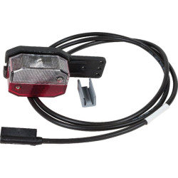 Gabaritinis žibintas kairysis, stačiakampis, 24 V, raudonas/baltas, tvirtinamas varžtais, Aspöck 316564157