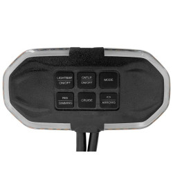 Pažangus vizualinis valdymo skydelis „WYSIWYG“, skirtas LA2015* šviesos juostoms LA2015CONTR