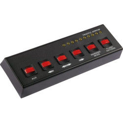 Valdymo pultas 12/24V, 160x59x21mm, šviesos juostai su daugiafunkciu blyksniu 1603140710KR