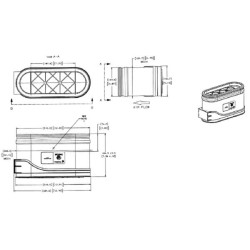Išorinis oro filtras Donaldson P608665