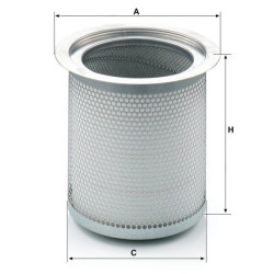 Suslėgto oro ir alyvos atskyrimas LE27007X