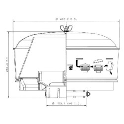 Išankstinio valymo įrenginys Donaldson PBH002223