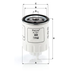 Kuro keitimo filtras PL501