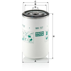 Kuro keitimo filtras WK727