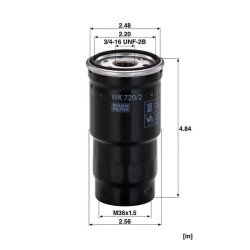 Kuro keitimo filtras WK7202X