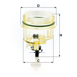 Kuro/vandens separatorius BL1