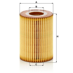 Alyvos filtro elementas, be metalo HU821X