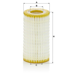 Alyvos filtro elementas, be metalo HU7185X