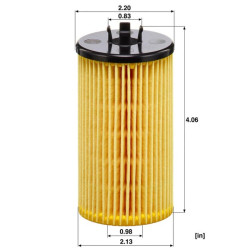 Alyvos filtro elementas, be metalo HU6122X