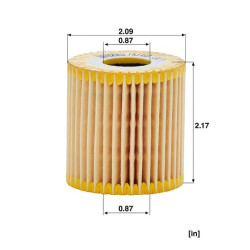 Alyvos filtro elementas, be metalo HU68X